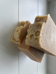 Sea Moss Oatmeal, Milk, & Honey Fragrance Free  Natural Soap (recommended for ECZEMA, DRY, INFLAMED SKIN)